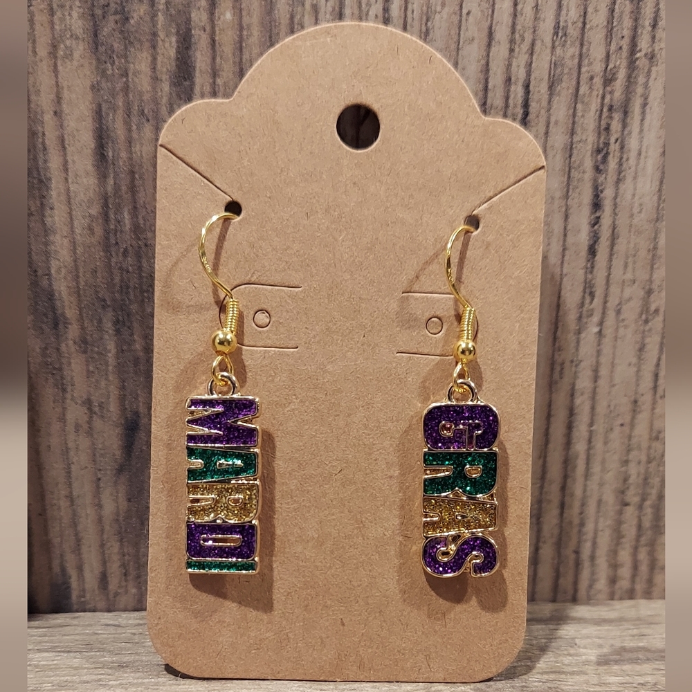 Mardi Gras Earrings